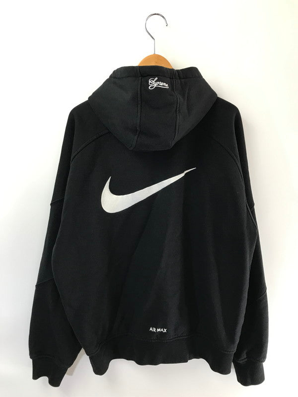 【中古品】【メンズ】 SUPREME シュプリーム × NIKE ナイキ ZIP UP HOODIE HF9633-010 ジップアップフーディー パーカー トップス 149-260809-hi-01-tagh サイズ：M カラー：ブラック 万代Net店
