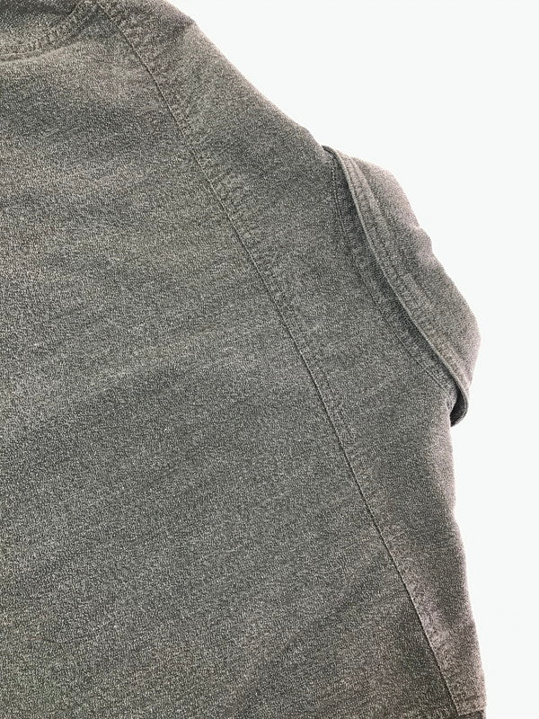 【中古品】【メンズ】 BUZZ RICKSON'S バズ リクソンズ COTTON COVERT WORK SHIRT BR26082 コットン コバート ワーク シャツ 145-260807-rt-07-tagh サイズ：15-15 1/2 カラー：グレー 万代Net店
