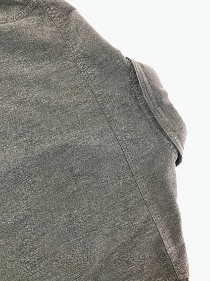 【中古品】【メンズ】 BUZZ RICKSON'S バズ リクソンズ COTTON COVERT WORK SHIRT BR26082 コットン コバート ワーク シャツ 145-260807-rt-07-tagh サイズ：15-15 1/2 カラー：グレー 万代Net店