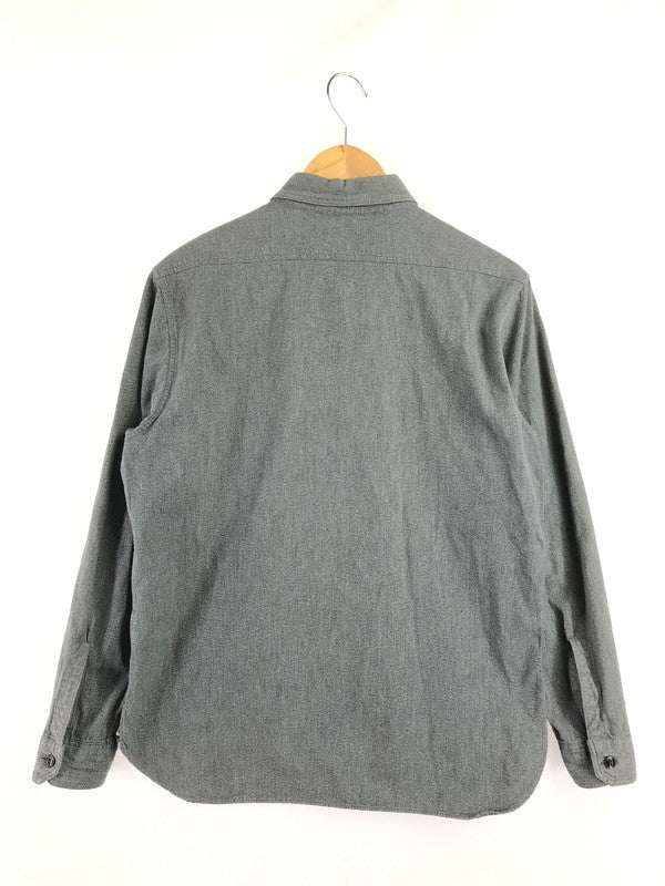 【中古品】【メンズ】 BUZZ RICKSON'S バズ リクソンズ COTTON COVERT WORK SHIRT BR26082 コットン コバート ワーク シャツ 145-260807-rt-07-tagh サイズ：15-15 1/2 カラー：グレー 万代Net店