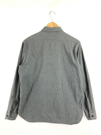【中古品】【メンズ】 BUZZ RICKSON'S バズ リクソンズ COTTON COVERT WORK SHIRT BR26082 コットン コバート ワーク シャツ 145-260807-rt-07-tagh サイズ：15-15 1/2 カラー：グレー 万代Net店