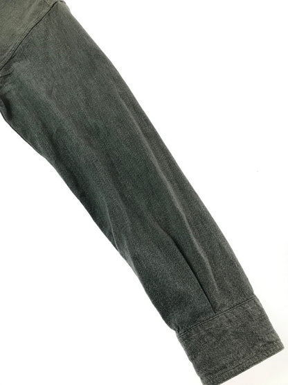 【中古品】【メンズ】 BUZZ RICKSON'S バズ リクソンズ COTTON COVERT WORK SHIRT BR26082 コットン コバート ワーク シャツ 145-260807-rt-07-tagh サイズ：15-15 1/2 カラー：グレー 万代Net店