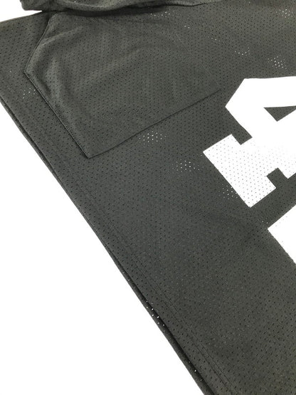 【中古品】【メンズ】 WOODBLOCK ウッドブロック MESH FOOTBALL L/S SHIRT BLACK メッシュ フットボール シャツ トップス 142-260807-rt-04-tagh サイズ：F カラー：ブラック 万代Net店