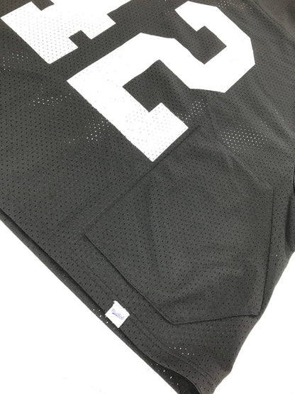 【中古品】【メンズ】 WOODBLOCK ウッドブロック MESH FOOTBALL L/S SHIRT BLACK メッシュ フットボール シャツ トップス 142-260807-rt-04-tagh サイズ：F カラー：ブラック 万代Net店