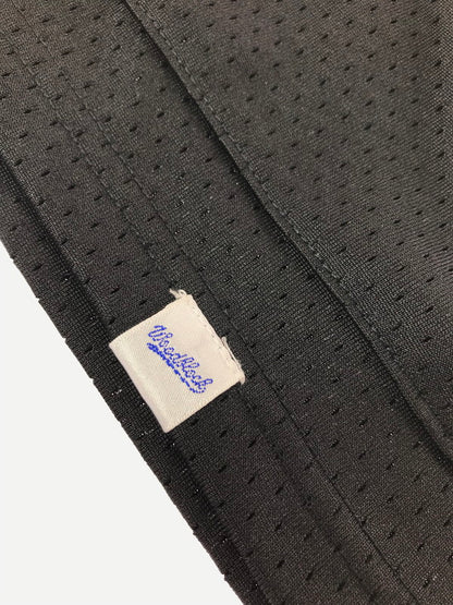 【中古品】【メンズ】 WOODBLOCK ウッドブロック MESH FOOTBALL L/S SHIRT BLACK メッシュ フットボール シャツ トップス 142-260807-rt-04-tagh サイズ：F カラー：ブラック 万代Net店