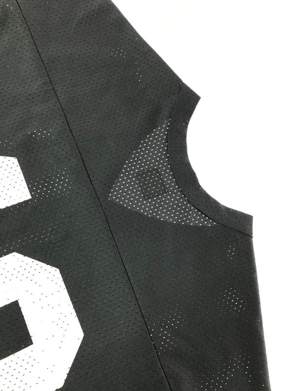 【中古品】【メンズ】 WOODBLOCK ウッドブロック MESH FOOTBALL L/S SHIRT BLACK メッシュ フットボール シャツ トップス 142-260807-rt-04-tagh サイズ：F カラー：ブラック 万代Net店
