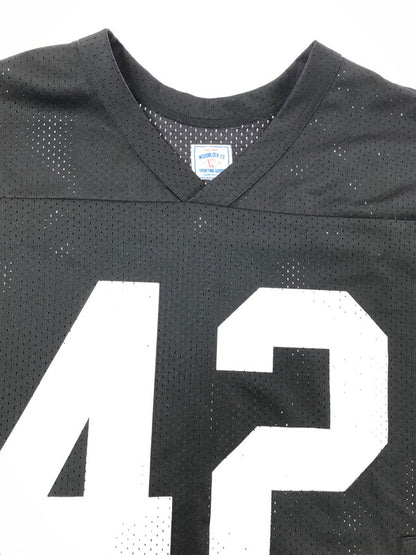 【中古品】【メンズ】 WOODBLOCK ウッドブロック MESH FOOTBALL L/S SHIRT BLACK メッシュ フットボール シャツ トップス 142-260807-rt-04-tagh サイズ：F カラー：ブラック 万代Net店