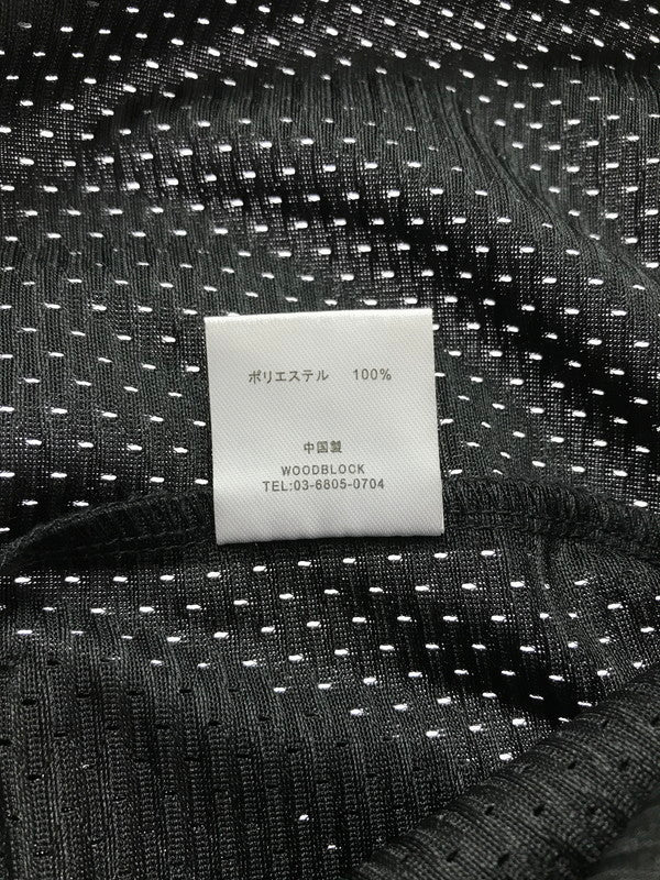 【中古品】【メンズ】 WOODBLOCK ウッドブロック MESH FOOTBALL L/S SHIRT BLACK メッシュ フットボール シャツ トップス 142-260807-rt-04-tagh サイズ：F カラー：ブラック 万代Net店