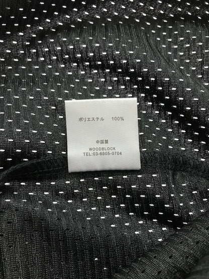 【中古品】【メンズ】 WOODBLOCK ウッドブロック MESH FOOTBALL L/S SHIRT BLACK メッシュ フットボール シャツ トップス 142-260807-rt-04-tagh サイズ：F カラー：ブラック 万代Net店