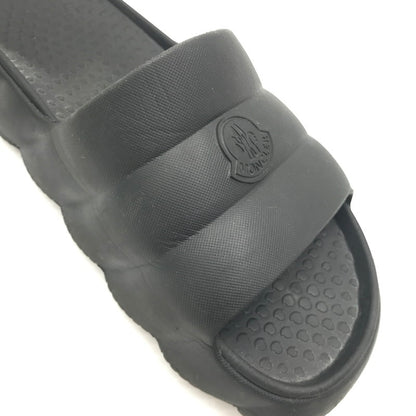 【中古品】【メンズ】 MONCLER モンクレール LILO SHOWER SANDAL BLACK シャワー サンダル 靴 164-260815-rt-27-tagh サイズ：44 カラー：ブラック 万代Net店