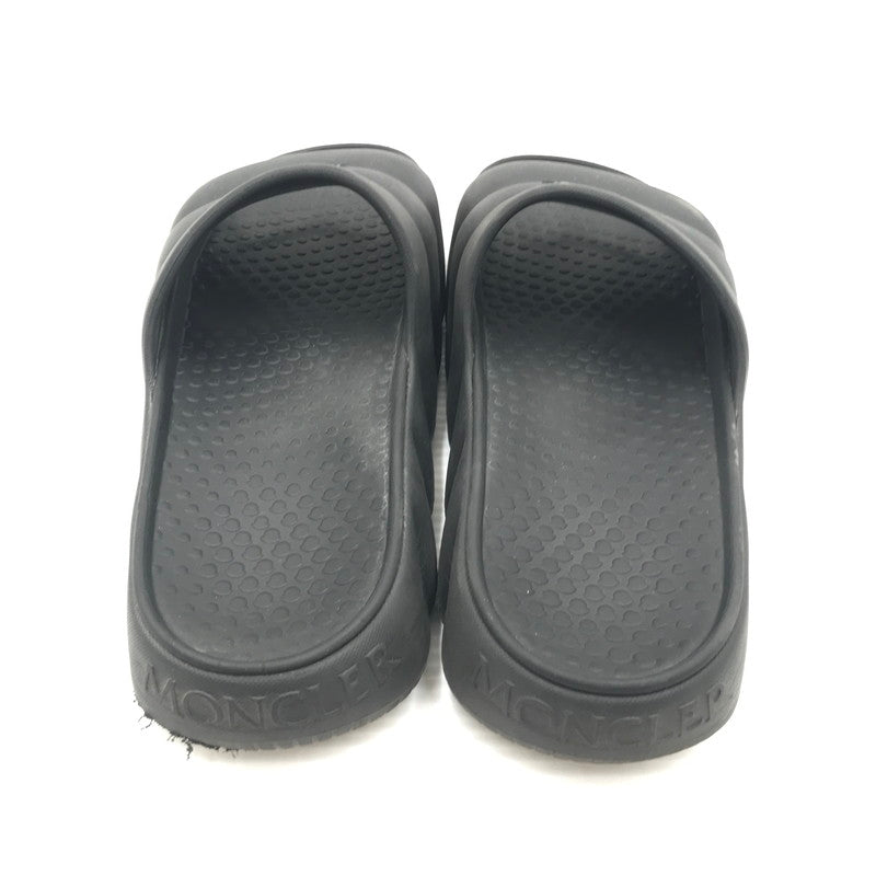 【中古品】【メンズ】 MONCLER モンクレール LILO SHOWER SANDAL BLACK シャワー サンダル 靴 164-260815-rt-27-tagh サイズ：44 カラー：ブラック 万代Net店