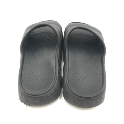 【中古品】【メンズ】 MONCLER モンクレール LILO SHOWER SANDAL BLACK シャワー サンダル 靴 164-260815-rt-27-tagh サイズ：44 カラー：ブラック 万代Net店
