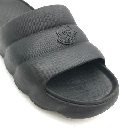 【中古品】【メンズ】 MONCLER モンクレール LILO SHOWER SANDAL BLACK シャワー サンダル 靴 164-260815-rt-27-tagh サイズ：44 カラー：ブラック 万代Net店