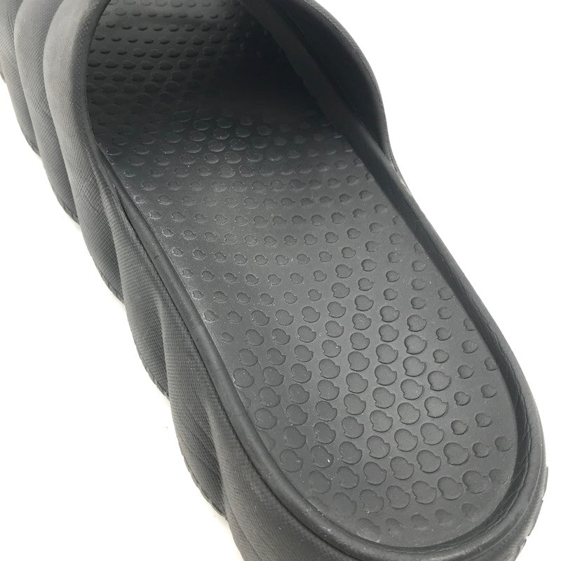 【中古品】【メンズ】 MONCLER モンクレール LILO SHOWER SANDAL BLACK シャワー サンダル 靴 164-260815-rt-27-tagh サイズ：44 カラー：ブラック 万代Net店