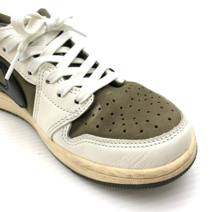 【中古品】【メンズ】 NIKE ナイキ × TRAVIS SCOTT トラヴィス スコット AIR JORDAN 1 LOW OG SP REVERSE OLIVE DM7866-200 エア ジョーダン 1 ロー スニーカー 靴 160-260806-rt-16-tagh サイズ：24.5cm US6.5 カラー：MEDIUM OLIVE/BLACK-SAIL-MUSLIN 万代Net店