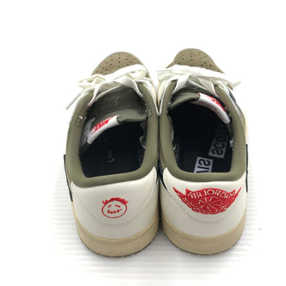 【中古品】【メンズ】 NIKE ナイキ × TRAVIS SCOTT トラヴィス スコット AIR JORDAN 1 LOW OG SP REVERSE OLIVE DM7866-200 エア ジョーダン 1 ロー スニーカー 靴 160-260806-rt-16-tagh サイズ：24.5cm US6.5 カラー：MEDIUM OLIVE/BLACK-SAIL-MUSLIN 万代Net店