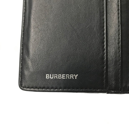 【中古品】【メンズ】 BURBERRY バーバリー TB MONOGRAM BI-FOLD LONG WALLET TB MONOGRAM BI-FOLD LONG WALLET モノグラム 二つ折り財布 財布 181-260809-rt-16-tagh カラー：ブラック 万代Net店