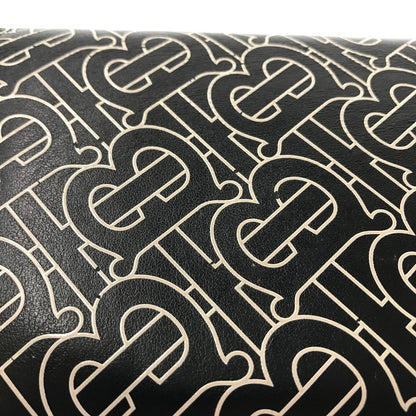【中古品】【メンズ】 BURBERRY バーバリー TB MONOGRAM BI-FOLD LONG WALLET TB MONOGRAM BI-FOLD LONG WALLET モノグラム 二つ折り財布 財布 181-260809-rt-16-tagh カラー：ブラック 万代Net店