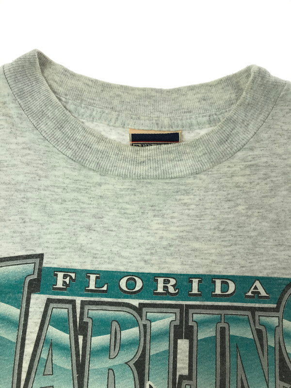 【現状渡し品】【メンズ】 RED OAK レッド オーク c1997 FLORIDA MARLINS CHAMPIONS T-SHIRT フロリダ マーリンズ チャンピオン Tシャツ メキシコ製 トップス 146-260807-rt-14-tagh サイズ：L カラー：グレー 万代Net店