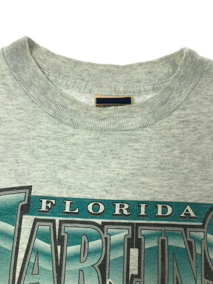 【現状渡し品】【メンズ】 RED OAK レッド オーク c1997 FLORIDA MARLINS CHAMPIONS T-SHIRT フロリダ マーリンズ チャンピオン Tシャツ メキシコ製 トップス 146-260807-rt-14-tagh サイズ：L カラー：グレー 万代Net店