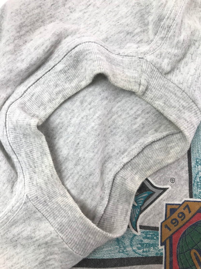 【現状渡し品】【メンズ】 RED OAK レッド オーク c1997 FLORIDA MARLINS CHAMPIONS T-SHIRT フロリダ マーリンズ チャンピオン Tシャツ メキシコ製 トップス 146-260807-rt-14-tagh サイズ：L カラー：グレー 万代Net店