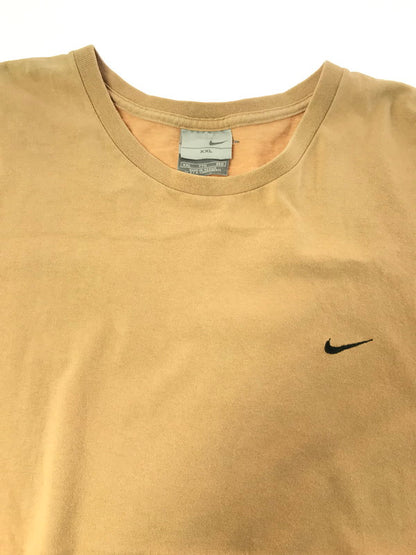 【現状渡し品】【メンズ】 NIKE ナイキ 90's SWOOSH LOGO T-SHIRT BEIGE 90年代 スウォッシュ ロゴ Tシャツ メキシコ製 トップス 146-260807-rt-12-tagh サイズ：XXL カラー：ベージュ 万代Net店