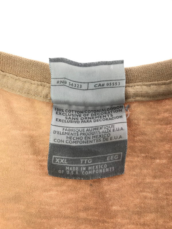 【現状渡し品】【メンズ】 NIKE ナイキ 90's SWOOSH LOGO T-SHIRT BEIGE 90年代 スウォッシュ ロゴ Tシャツ メキシコ製 トップス 146-260807-rt-12-tagh サイズ：XXL カラー：ベージュ 万代Net店