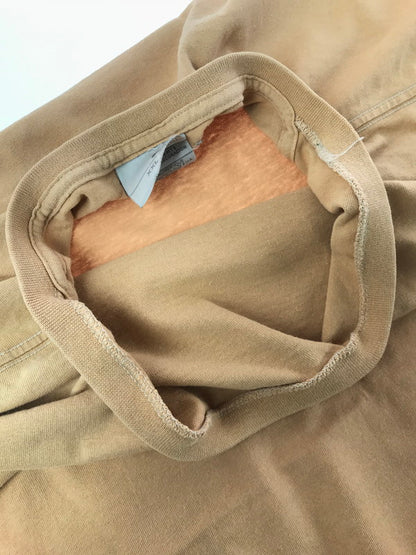 【現状渡し品】【メンズ】 NIKE ナイキ 90's SWOOSH LOGO T-SHIRT BEIGE 90年代 スウォッシュ ロゴ Tシャツ メキシコ製 トップス 146-260807-rt-12-tagh サイズ：XXL カラー：ベージュ 万代Net店