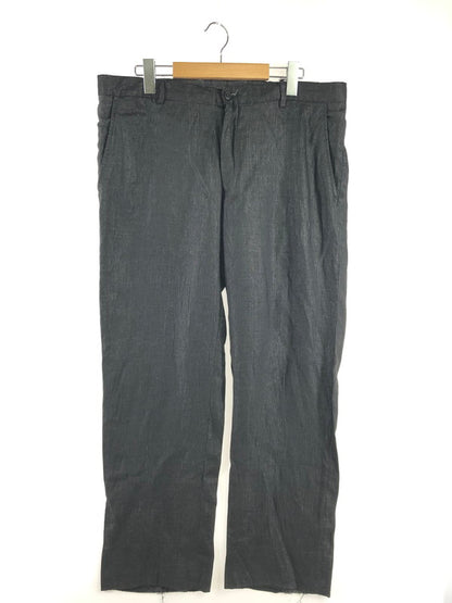 【現状渡し品】【メンズ】 EMPORIO ARMANI エンポリオ アルマーニ SLACKS PANTS BLACK スラックス パンツ ボトムス イタリア製 152-260808-rt-20-tagh サイズ：54 カラー：ブラック 万代Net店