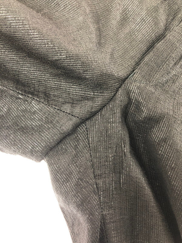 【現状渡し品】【メンズ】 EMPORIO ARMANI エンポリオ アルマーニ SLACKS PANTS BLACK スラックス パンツ ボトムス イタリア製 152-260808-rt-20-tagh サイズ：54 カラー：ブラック 万代Net店