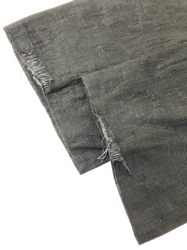 【現状渡し品】【メンズ】 EMPORIO ARMANI エンポリオ アルマーニ SLACKS PANTS BLACK スラックス パンツ ボトムス イタリア製 152-260808-rt-20-tagh サイズ：54 カラー：ブラック 万代Net店