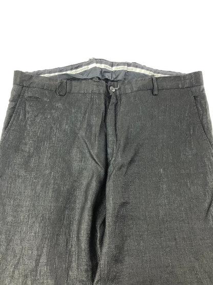 【現状渡し品】【メンズ】 EMPORIO ARMANI エンポリオ アルマーニ SLACKS PANTS BLACK スラックス パンツ ボトムス イタリア製 152-260808-rt-20-tagh サイズ：54 カラー：ブラック 万代Net店