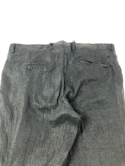 【現状渡し品】【メンズ】 EMPORIO ARMANI エンポリオ アルマーニ SLACKS PANTS BLACK スラックス パンツ ボトムス イタリア製 152-260808-rt-20-tagh サイズ：54 カラー：ブラック 万代Net店