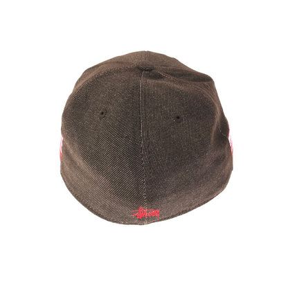 【中古品】【メンズ】 STUSSY HEAD GEAR ステューシー ヘッド ギア 00's SS LINK CAP BROWN 2000年代 リンク キャップ 帽子 185-260809-rt-12-tagh サイズ：S-M カラー：ブラウン 万代Net店