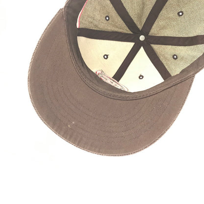 【中古品】【メンズ】 STUSSY HEAD GEAR ステューシー ヘッド ギア 00's SS LINK CAP BROWN 2000年代 リンク キャップ 帽子 185-260809-rt-12-tagh サイズ：S-M カラー：ブラウン 万代Net店