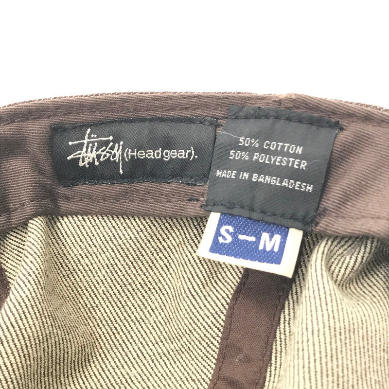 【中古品】【メンズ】 STUSSY HEAD GEAR ステューシー ヘッド ギア 00's SS LINK CAP BROWN 2000年代 リンク キャップ 帽子 185-260809-rt-12-tagh サイズ：S-M カラー：ブラウン 万代Net店