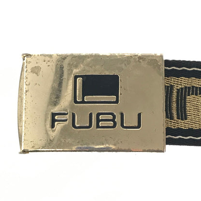 【中古品】【メンズ】 FUBU フブ GACHA BELT ガチャ ベルト 205-260812-rt-16-tagh カラー：ブラック/ゴールド 万代Net店