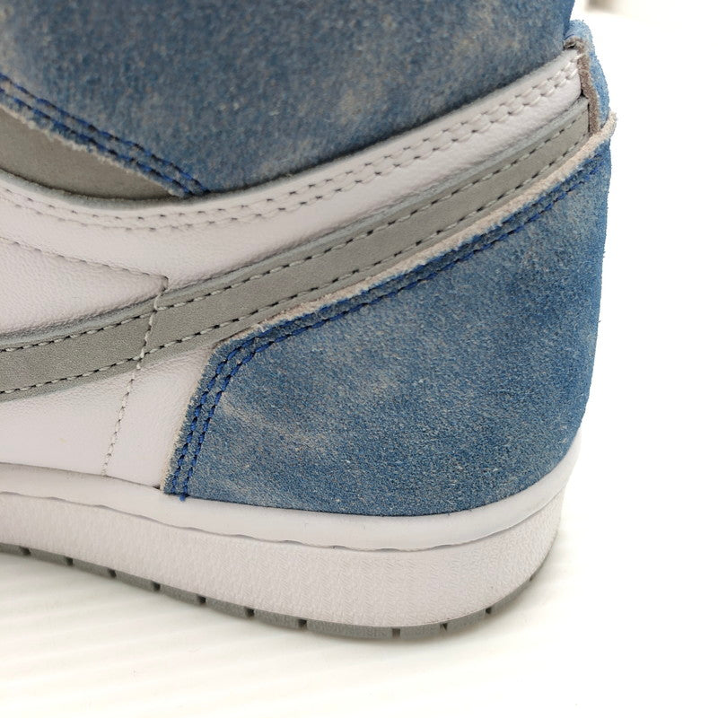 【中古品】【メンズ】 NIKE ナイキ AIR JORDAN 1 HIGH OG HYPER ROYAL 555088-402 エア ジョーダン 1 ハイ オージー スニーカー 靴 160-260807-rt-21-tagh サイズ：26.5cm US8.5 カラー：HYPER ROYAL/WHITE-LIGHT SMOKE GREY 万代Net店
