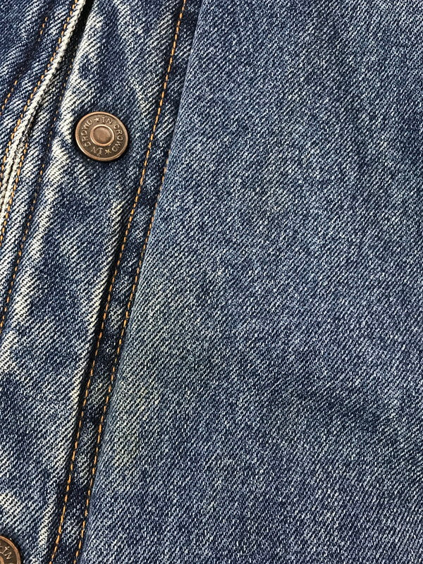 【現状渡し品】【メンズ】 INCROWD インクラウド DENIM STADIUM JACKET デニム スタジアム ジャケット アウター 146-260917-rt-43-tagh サイズ：4X カラー：インディゴ/ベージュ 万代Net店