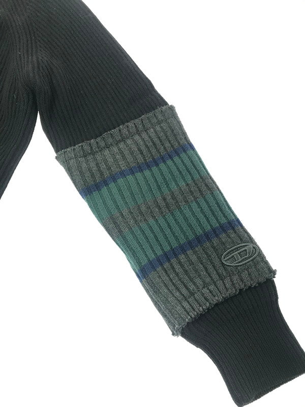 【中古品】【メンズ】 DIESEL ディーゼル K-LIEF KNIT SWEATER BLACK A06740 ニット セーター トップス 141-260807-rt-19-tagh サイズ：M カラー：ブラック 万代Net店