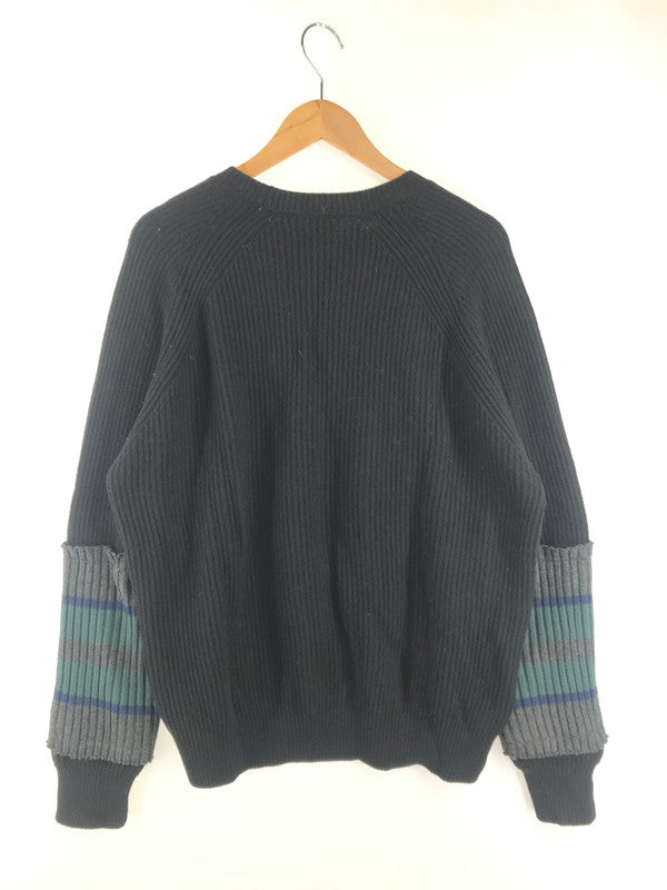 【中古品】【メンズ】 DIESEL ディーゼル K-LIEF KNIT SWEATER BLACK A06740 ニット セーター トップス 141-260807-rt-19-tagh サイズ：M カラー：ブラック 万代Net店