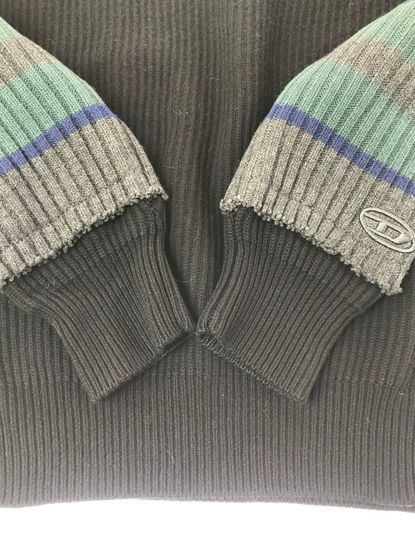 【中古品】【メンズ】 DIESEL ディーゼル K-LIEF KNIT SWEATER BLACK A06740 ニット セーター トップス 141-260807-rt-19-tagh サイズ：M カラー：ブラック 万代Net店