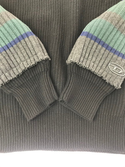【中古品】【メンズ】 DIESEL ディーゼル K-LIEF KNIT SWEATER BLACK A06740 ニット セーター トップス 141-260807-rt-19-tagh サイズ：M カラー：ブラック 万代Net店