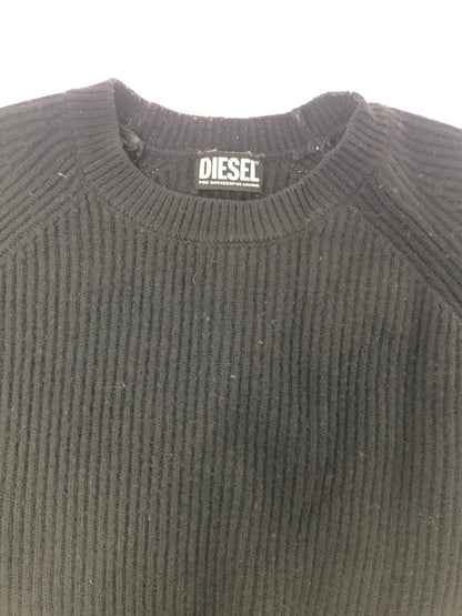 【中古品】【メンズ】 DIESEL ディーゼル K-LIEF KNIT SWEATER BLACK A06740 ニット セーター トップス 141-260807-rt-19-tagh サイズ：M カラー：ブラック 万代Net店