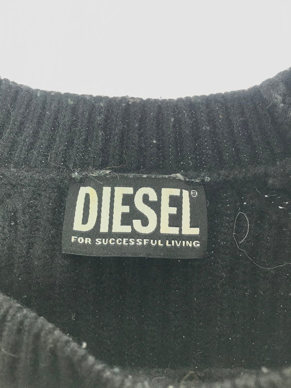 【中古品】【メンズ】 DIESEL ディーゼル K-LIEF KNIT SWEATER BLACK A06740 ニット セーター トップス 141-260807-rt-19-tagh サイズ：M カラー：ブラック 万代Net店