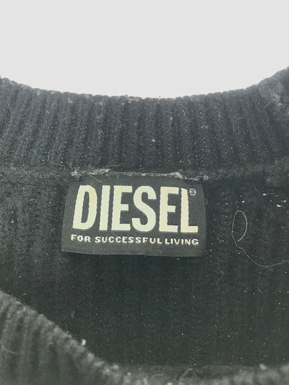【中古品】【メンズ】 DIESEL ディーゼル K-LIEF KNIT SWEATER BLACK A06740 ニット セーター トップス 141-260807-rt-19-tagh サイズ：M カラー：ブラック 万代Net店