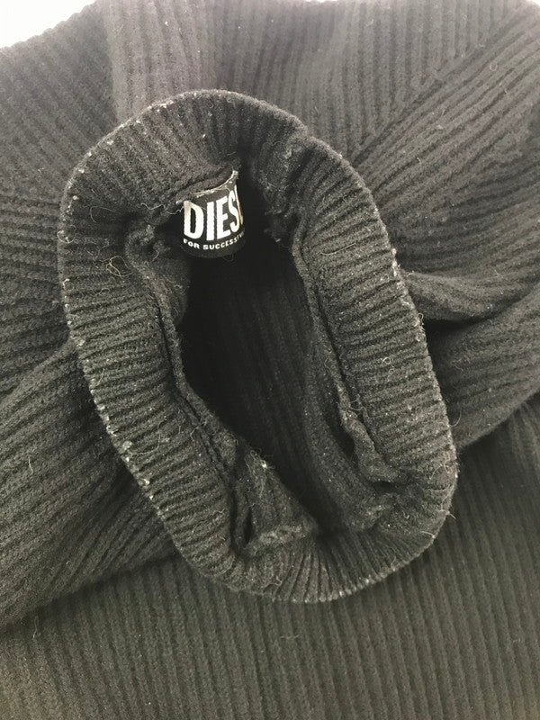 【中古品】【メンズ】 DIESEL ディーゼル K-LIEF KNIT SWEATER BLACK A06740 ニット セーター トップス 141-260807-rt-19-tagh サイズ：M カラー：ブラック 万代Net店