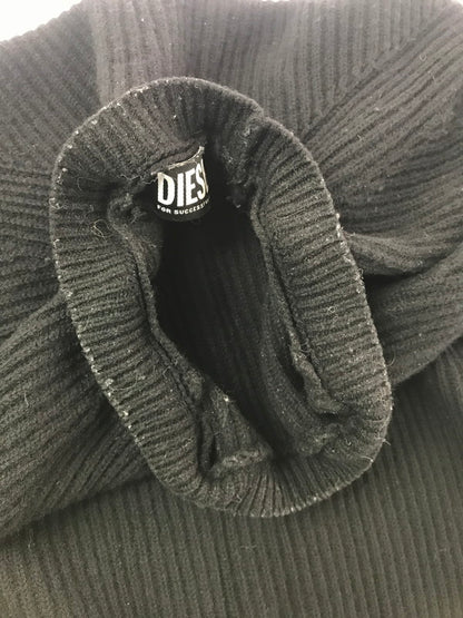 【中古品】【メンズ】 DIESEL ディーゼル K-LIEF KNIT SWEATER BLACK A06740 ニット セーター トップス 141-260807-rt-19-tagh サイズ：M カラー：ブラック 万代Net店