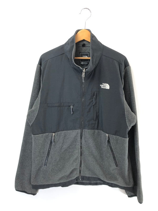 【中古品】【メンズ】 THE NORTH FACE ザ・ノースフェイス DENALI FLEECE JACKET BLACK GRAY デナリ フリース ジャケット アウター 144-260815-rt-09-tagh サイズ：XL カラー：ブラック 万代Net店