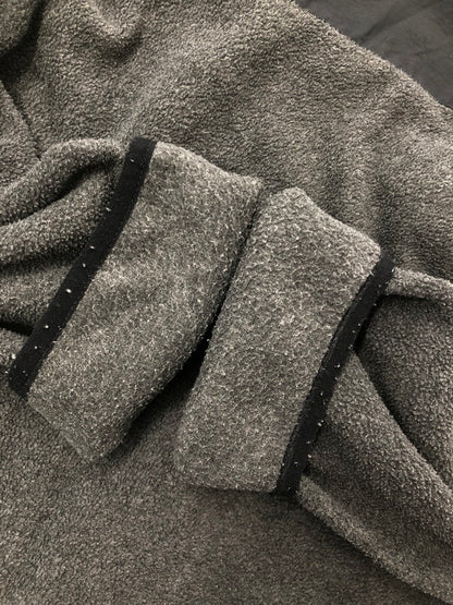 【中古品】【メンズ】 THE NORTH FACE ザ・ノースフェイス DENALI FLEECE JACKET BLACK GRAY デナリ フリース ジャケット アウター 144-260815-rt-09-tagh サイズ：XL カラー：ブラック 万代Net店
